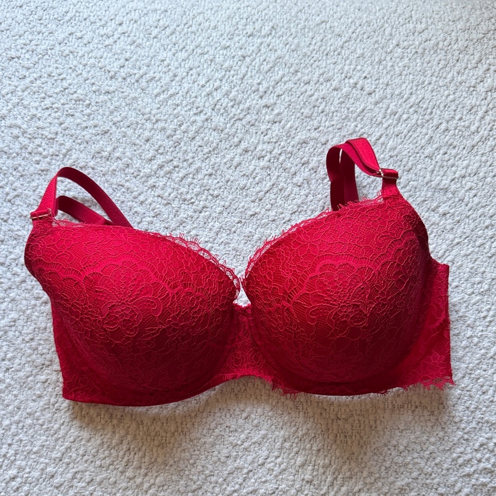 Red Lace Dream Angels Demi (34DDD)